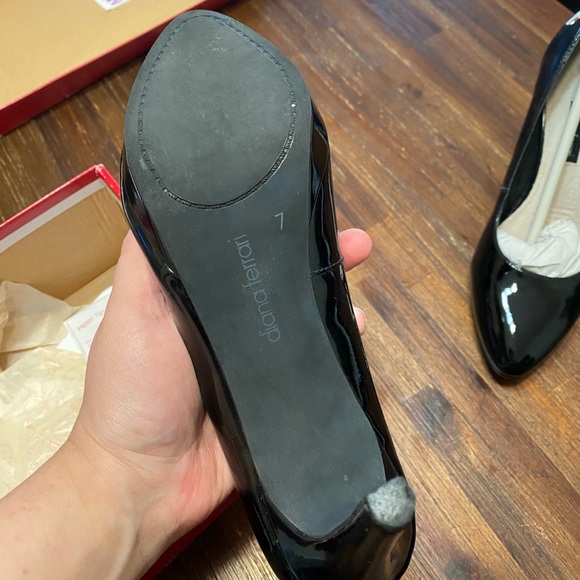 * HOST PICK * Diana Ferrari ‘Gabriette’ Black Patent heels - SIZE 7 - Picture 13 of 13